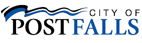 Logo of the city of Post Falls